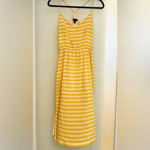 J Crew silk striped dress